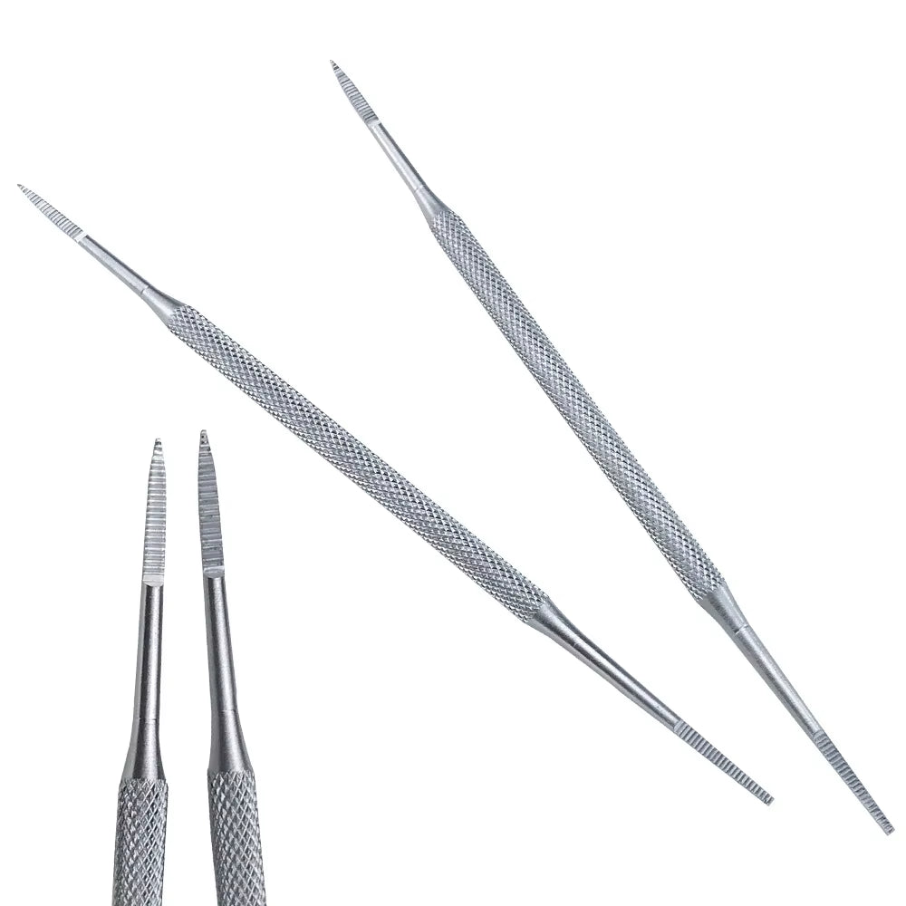 1Pcs Double Ended Pedicure File Satin Edge Ingrown Toe Nail Lifter File Professional Paronychia Toenail Care Manicure Clean Tool